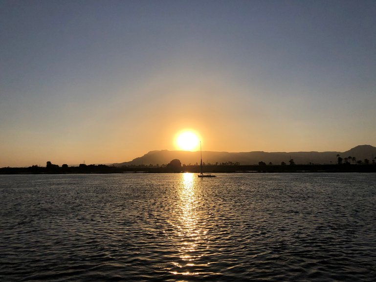 Sunset on The Nile