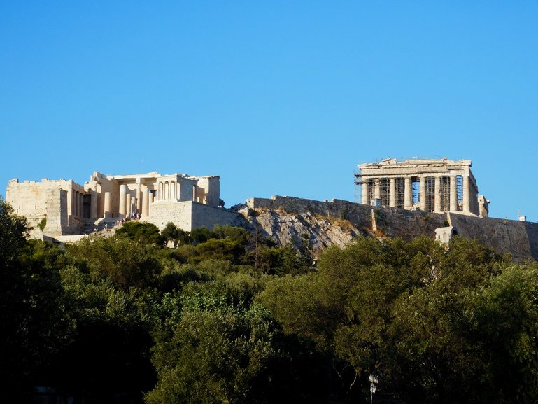 Acropolis from Apostolou Pavlou Street