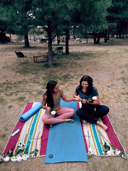 Yoga at Noisy Water Vineyard