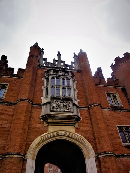 The front of Hampton Court Palace