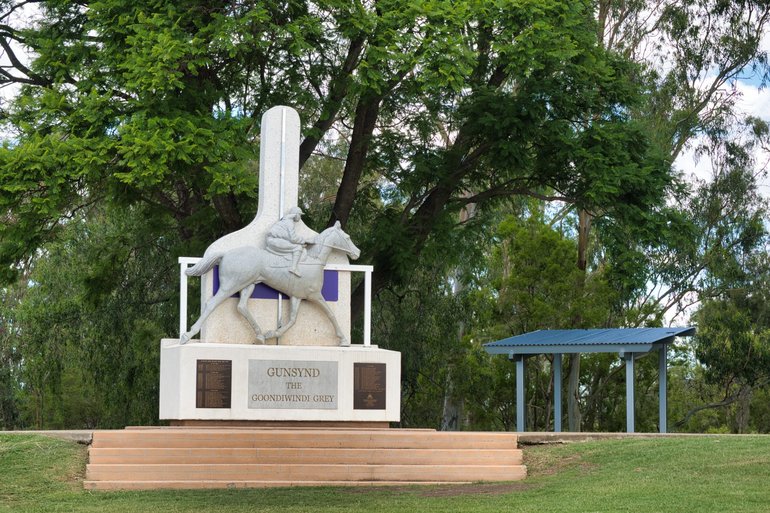 He is still racing in the hearts of the people from Goondiwindi