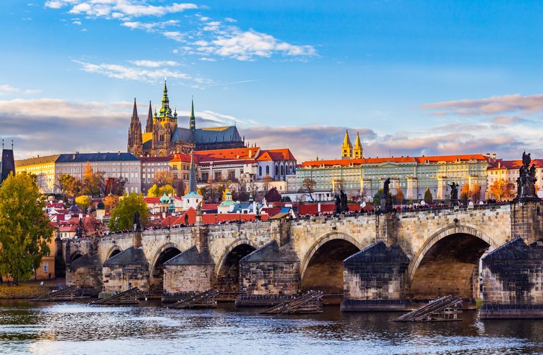 Charles Bridge and Prague Castle