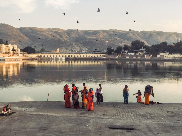 The Holy lake in Pushkar 
