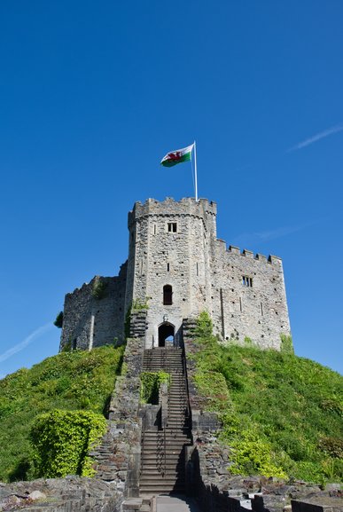 The Keep which has great views over the city of Cardiff