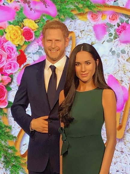 Have your photo taken with Harry and Meghan