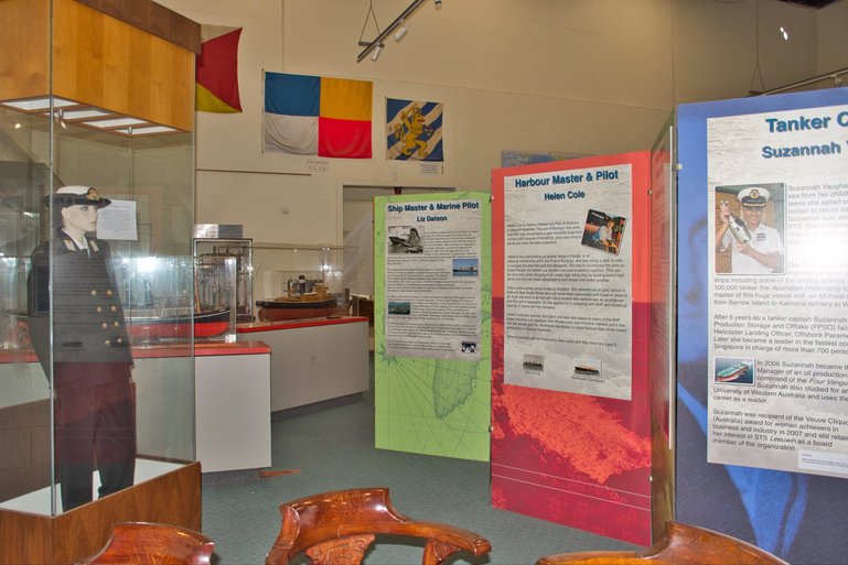 This is just part of the exhibition and information on Women and the Sea