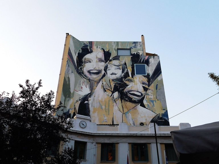 Untitled by Alexandros Vasmoulakis (Plateia Iroon, Psyri)