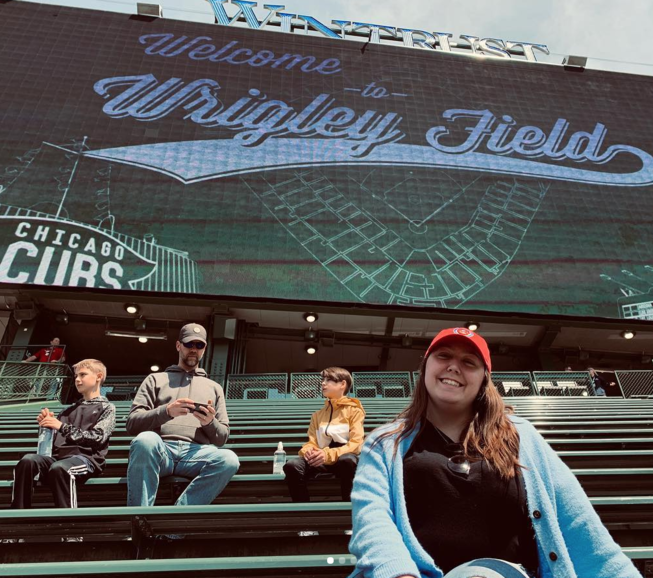 Little Ole Me at Wrigley Field 