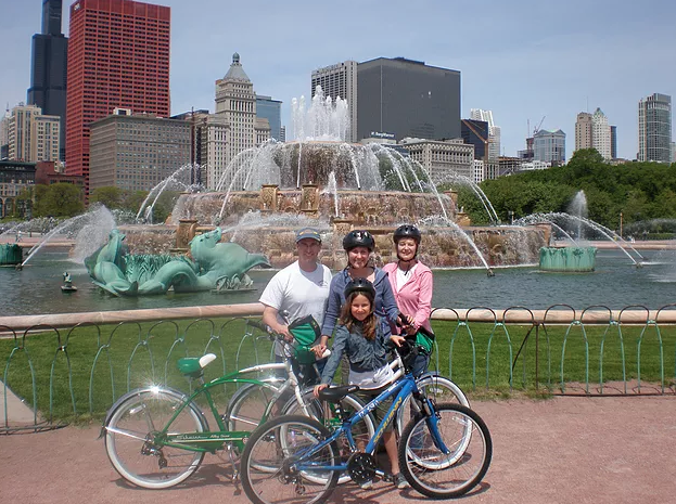Biking in Chicago