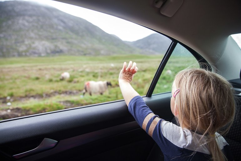 Leaving Connemara National Park