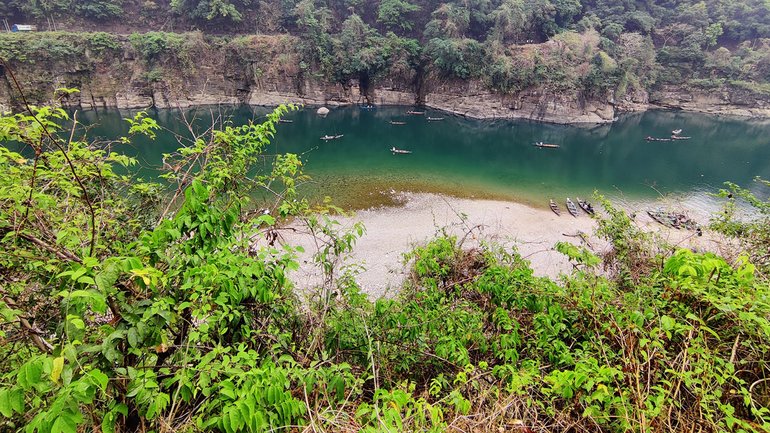 View of Dawki River from Top...