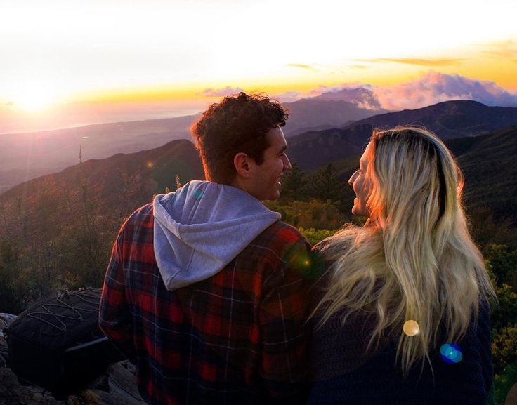 La Cumbre Peak Sunset