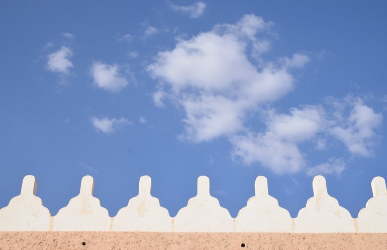 Crenellations at Ushaiger Heritage Village