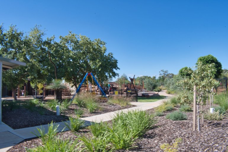 After you've had your fill of tranquillity, the kids can play on the playground