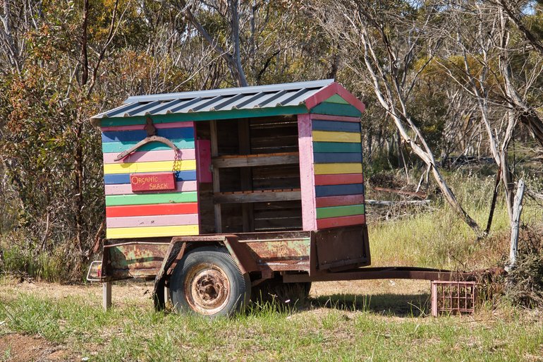 Cart on Hopetoun Ravensthorpe Road just before Ravensthorpe. 