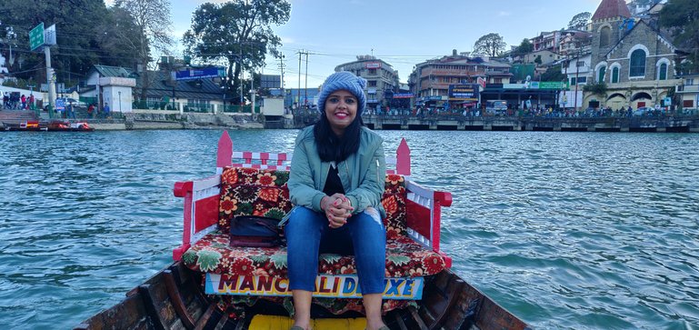 Boating in Naini Lake.....