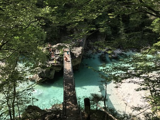 The Most Scenic Soča River Swimming Hole (with Shade and Jump!)