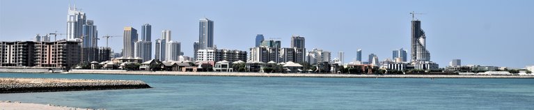 View of Manama from Muharraq Island