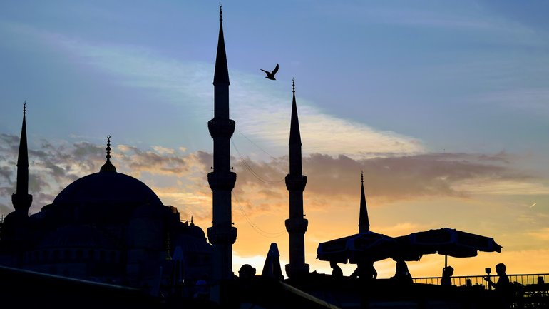 The Blue Mosque at Sunset