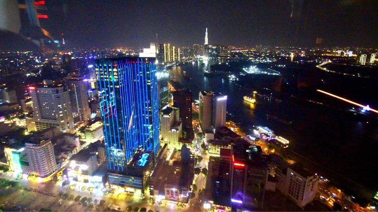 Bitexco Skydeck View at Night