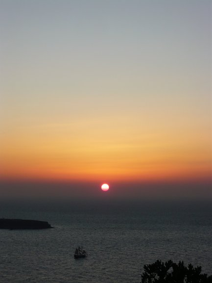 Sunset of Santorini