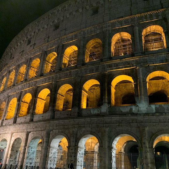 Colloseum by night