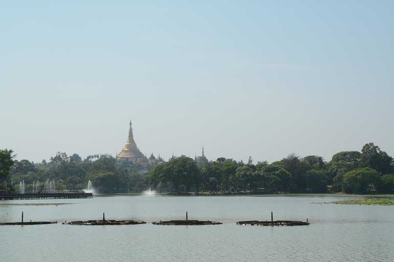 Kandawgyi Lake, Yangon, Myanmar