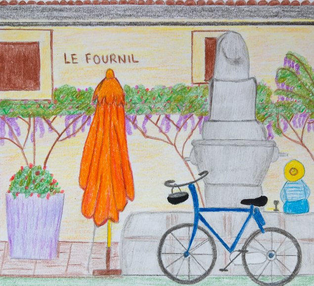 Le Fournil Artwork in my Book