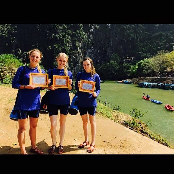 Got my kayak certificate in Phong Nha