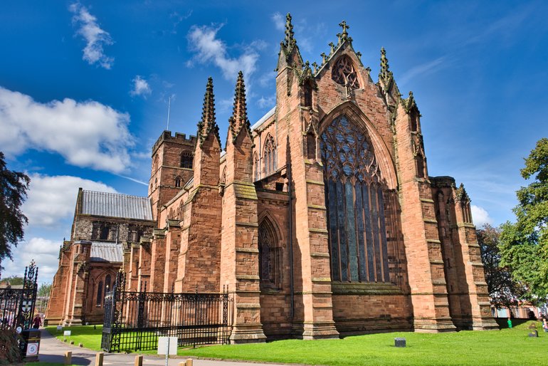 The immense Carlisle Cathedral