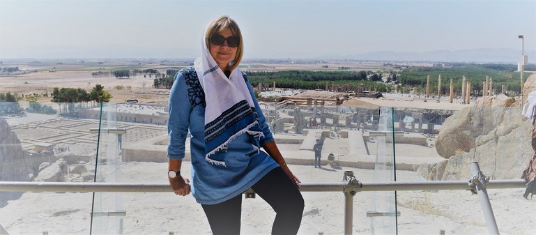Me at Persepolis in Iran