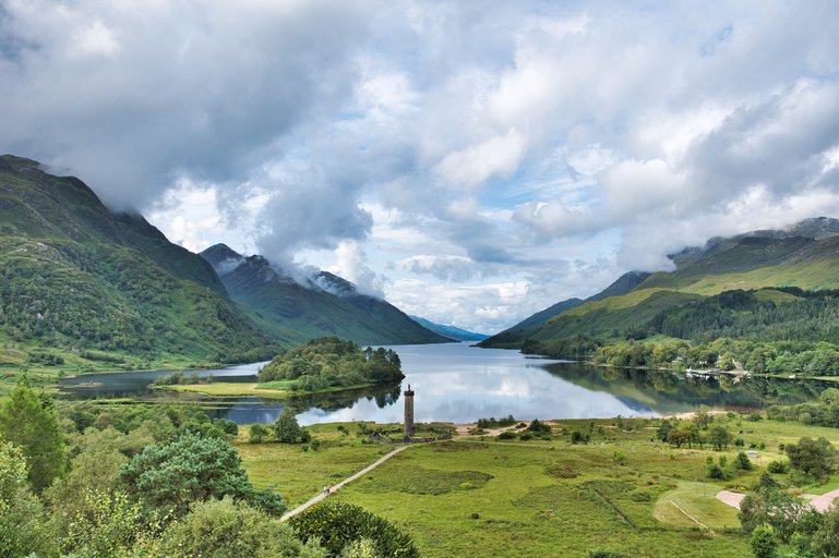 Near the top of the track, you have excellent views back onto Loch Shiel