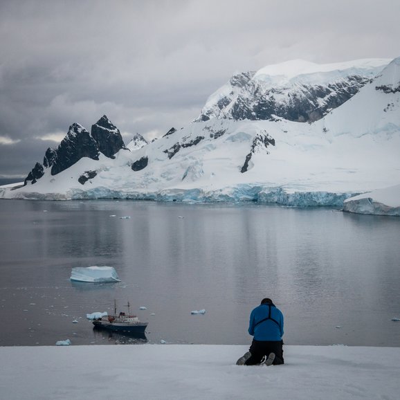 The stunning view of the Antarctic Peninsula