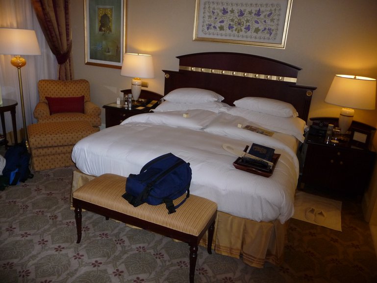 4 room hotel suite, bedroom