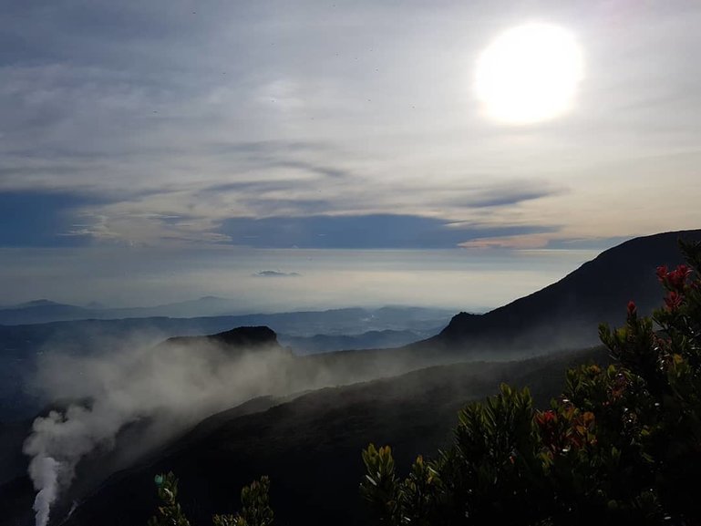 Sunrise at Mount Gede Pangrango Bogor West of Java