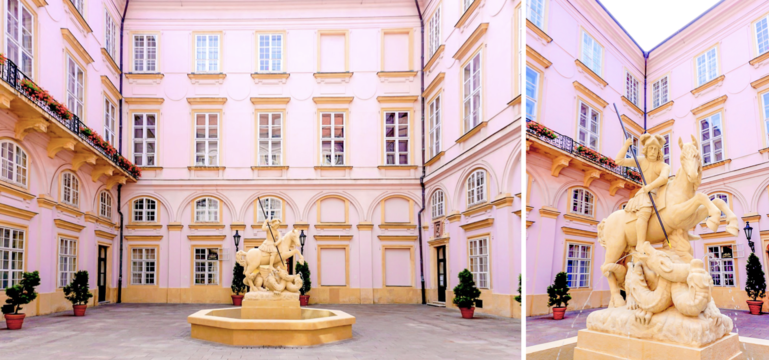 Primate's Palace courtyard (Primaciálny palác)