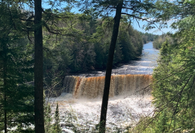Tahquamenon Falls in Michigan's Upper Peninsula