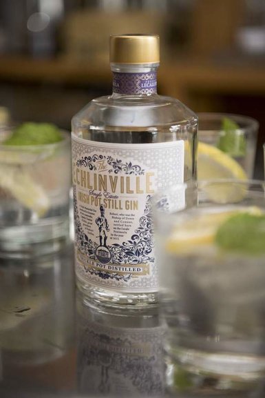 A bottle of the Echlinville Irish Pot Still Gin. Photo courtesy of Tourism Northern Ireland.