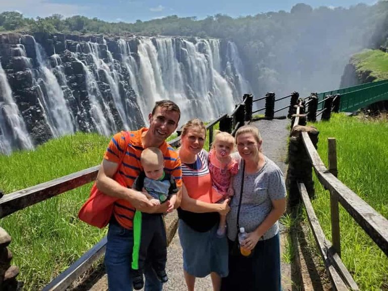 The Historical natural wonder the Mighty Victoria Falls, Livingstone, Zambia 