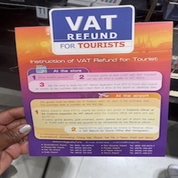 VAT tourist refunds
