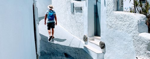 Avoiding the Crowds in Oia, Santorini by Staying in Finikia