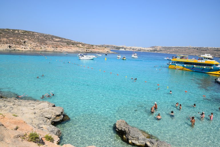 The Blue Lagoon, Comino