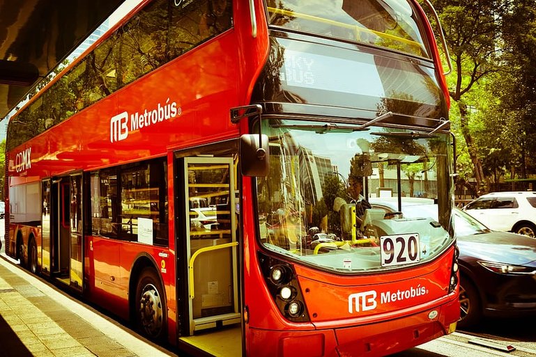 Public transportation in Mexico City.