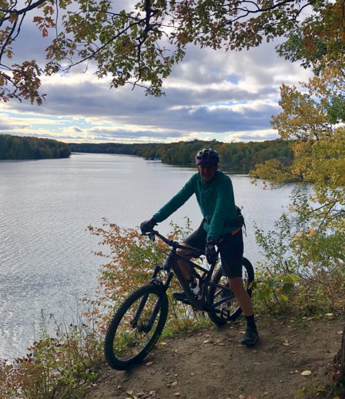 Dragon Trail at Michigan's Hardy Dam