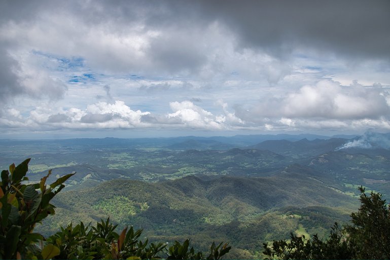 Cloud and smoke-free days give you the best views of Northern NSW, which wasn't the day I was there