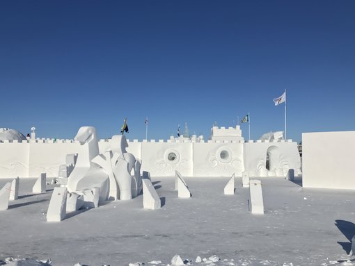 Dining on Ice in Yellowknife, NWT Canada