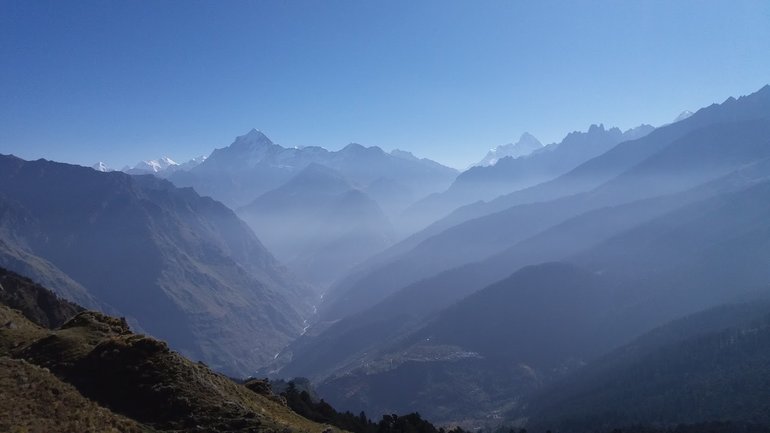 View of Dhauli Ganga from Taali