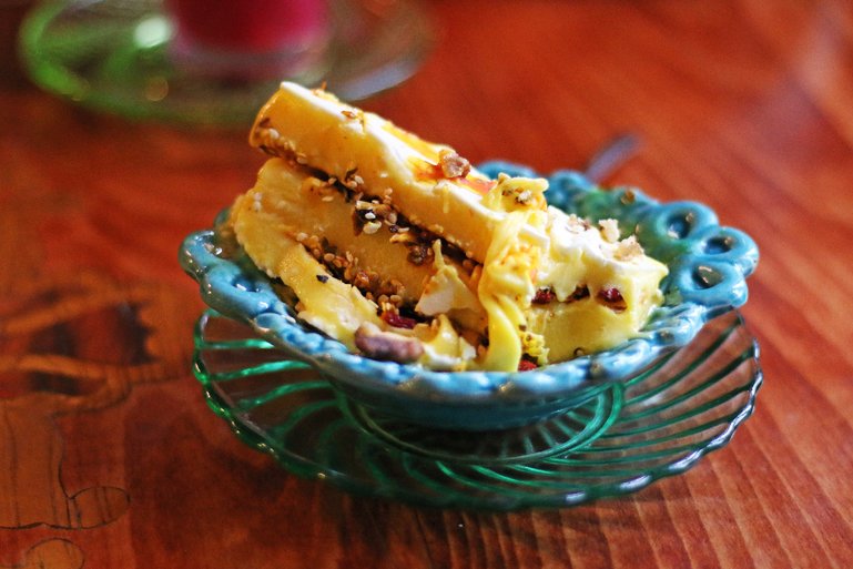 Traditional ice-cream - Iranian culinary