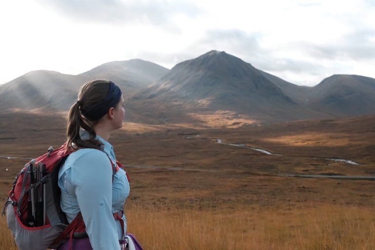 Social distancing on the West Highland Way in Scotland, before it was cool.