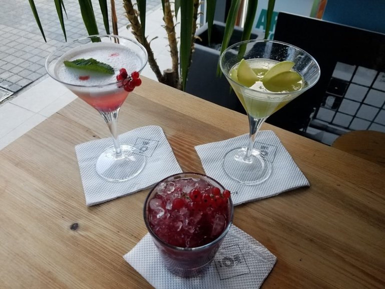 Various cocktails at Vynil